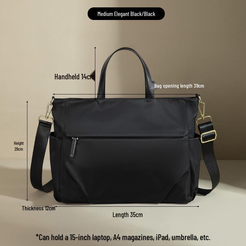 Women's 15.6" Laptop Tote Bag - Large Capacity Shoulder & Crossbody Handbag