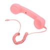 Retro Phone Handset Type C Wired Telephone Handset Handheld Receiver with Mic and Spker for Conference Call