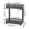 Under Sink Organizer 2 Tier Under Sink Organizers and Storage Hight Adjustable Household Organization Rack Kitchen Shelf for