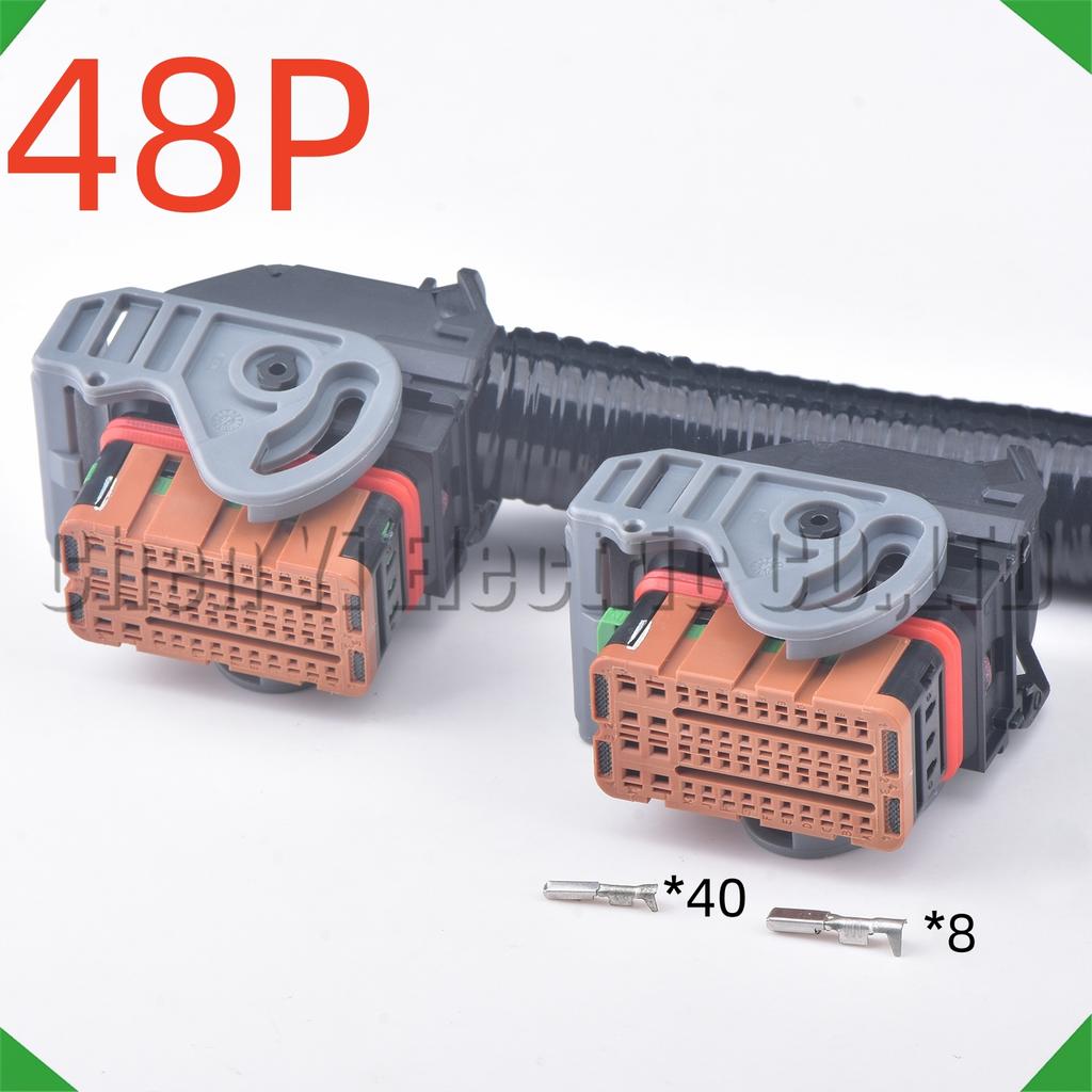 32/48 Pin Automobile Engine Computer Board Plug ECU Connector For Focus Mondeo Peugeot 5009934111 5009935112 301 307 308 408