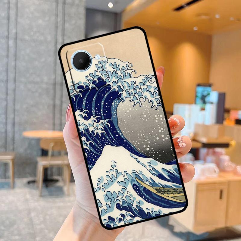 The Great Wave Off Kanagawa For Realme GT7 Pro GT6 10 11 12 13 14 15 Pro Plus C55 C71 C75 C67 C63 C61 C53 C35 C65 Case