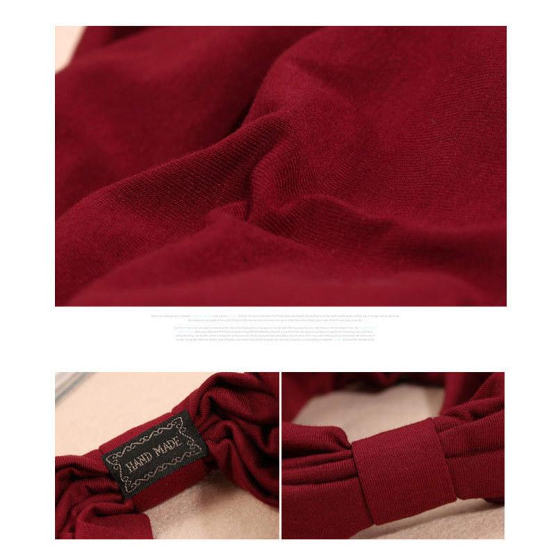 Baumwolle Breite Stretch Stirnbänder Sport Yoga Fitnessstudio Schweißband Stirnband für Frauen Haarband Kopfband Elastisches Kopfwickel Basketballband