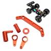 RC Steering Assembly Aluminum Alloy Replacement   Upgrade Repairing Parts for JLB 1Celsius10 Trucks