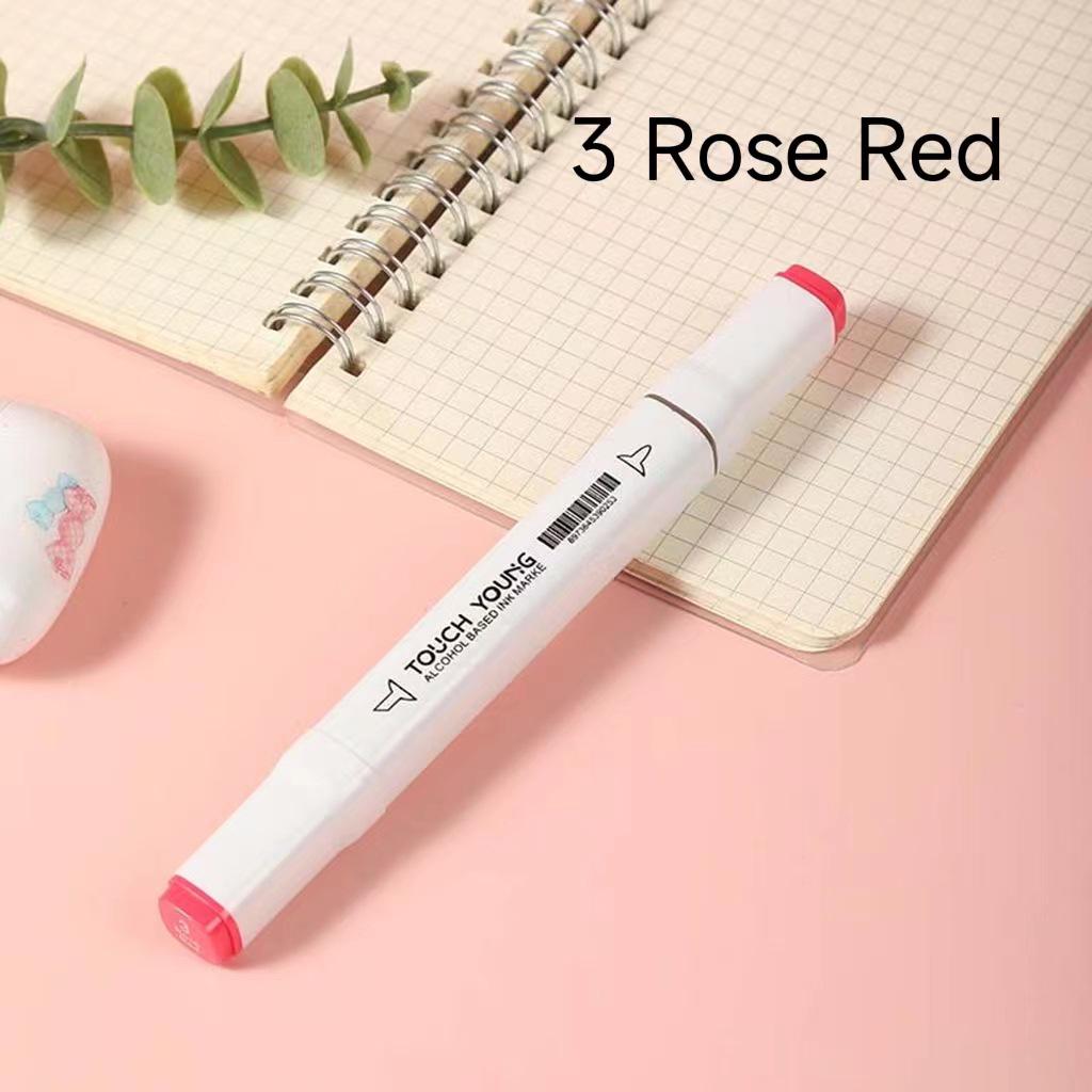 6th Gen Double Tip White Square Barrel Oil-Based Marker for Drawing & Hand-Painting