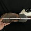 Italy FUTABAYA Leather Moccasin Monk Strap 38 24 White(USED)