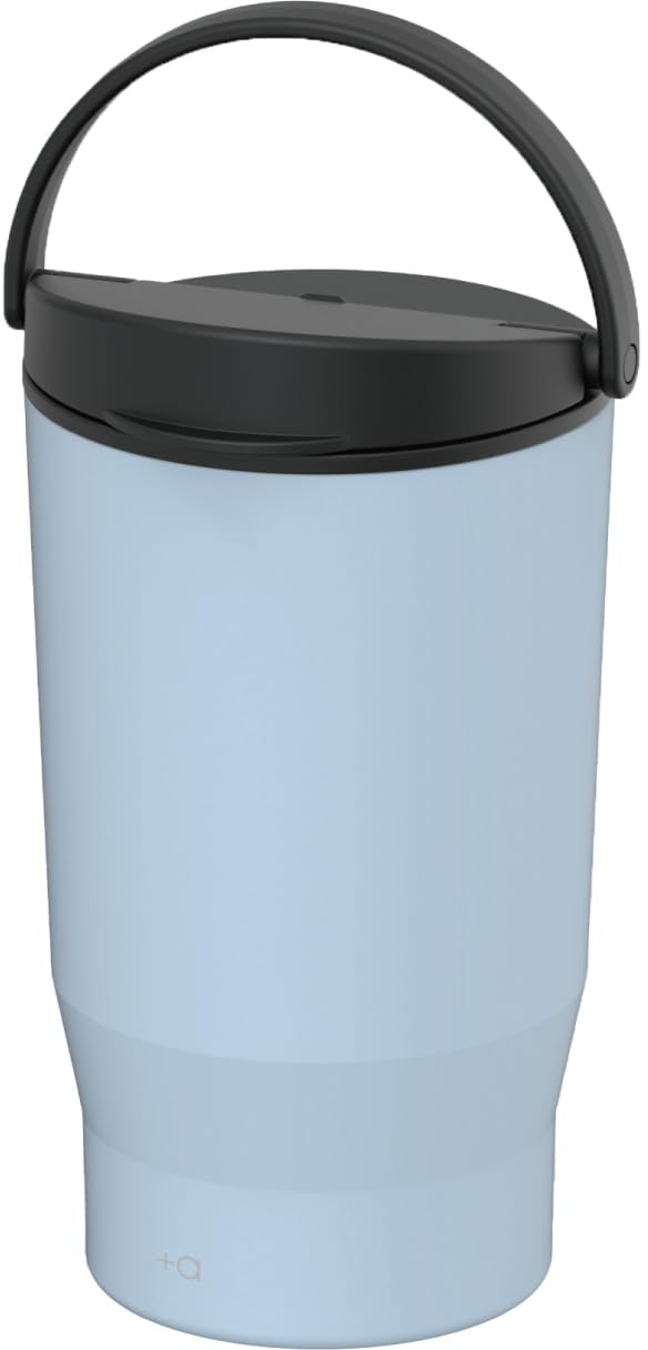 

Керамический стакан Asvel без металлического покрытия, для посудомоечной машины, вакуумный, сохраняет напитки горячими или холодными, PA-CT350, с ручкой, 350 мл, портативный, герметичный, без запаха, синий,