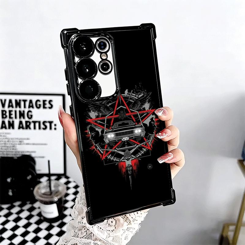 Supernatural SPN Babaite Plating Phone Case For Samsung Galaxy S24 S25 FE S26 Edge S23 Ultra S22 S21 Plus S20 Anti-Fall Airabag