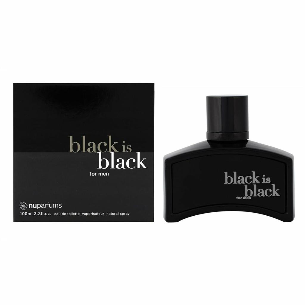 Nuparfums Black Is Black for Men Eau De Toilette 100 ml (uomo)