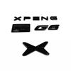 Svartnet bil logo for XPENG G6 2023-2025 Lys Svarte Logoer Front- og Baklogoer Merke klistremerker Dekorative Tilbehør