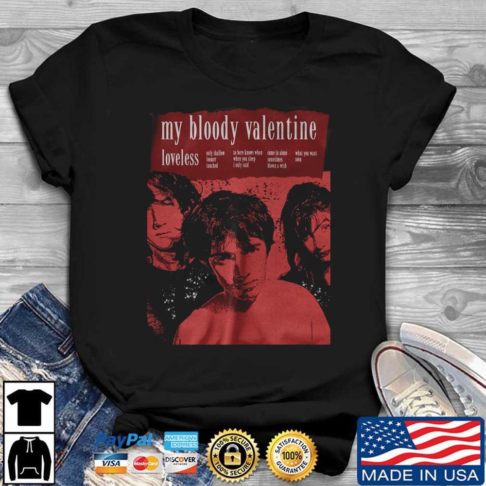 MY BLOODY VALENTINE member Music unisex cotton Tee Shirt C121 Unisex T-Shirt XXXXL