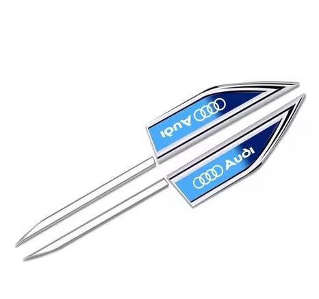 2026 Car Leaf Board Side Decorative Sticker Label Body Blade Decals For 22x Sline A1 A3 A4 A5 A6 A7 A8 B8 B9 B6 C6 Q2 Q3 Q5 Q7 Q8 TT D2