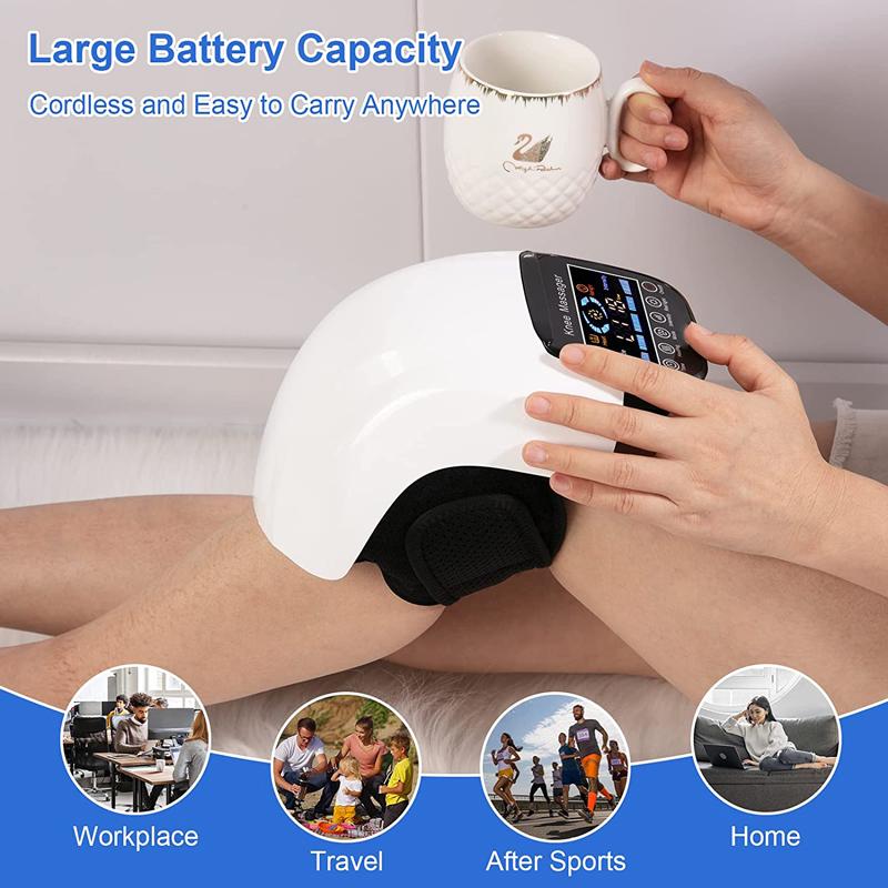 Electric Heating Knee Pad Air Pressotherapy Massager Leg Joint Infrared Therapy Arthritis Pain Relief Knee Temperature Massage