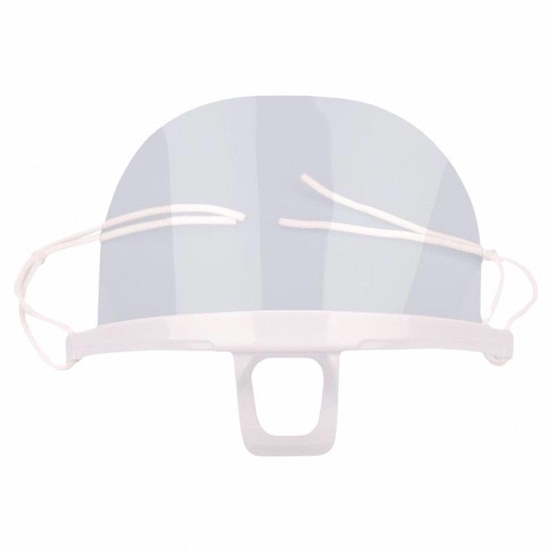Transparent Catering Mask Food Special Kitchen Chef Mask Anti-fog Visual Plastic Anti-saliva Disposable