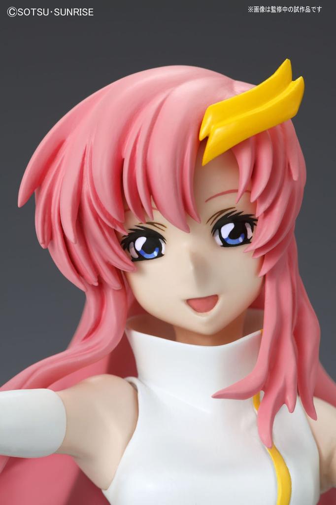 Poprsí Mobile Suit Gundam SEED Lacus Clyne plastový model Figure-rise barevně odlišený