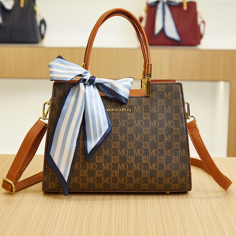 

Новая модная портативная сумка-тоут женская универсальная сумка для поездок большой вместимости ретро с принтом на плечо женская сумка