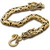European and American new hot-selling men's retro double-headed keel bracelet Gothic bracelet, punk faucet bracelet