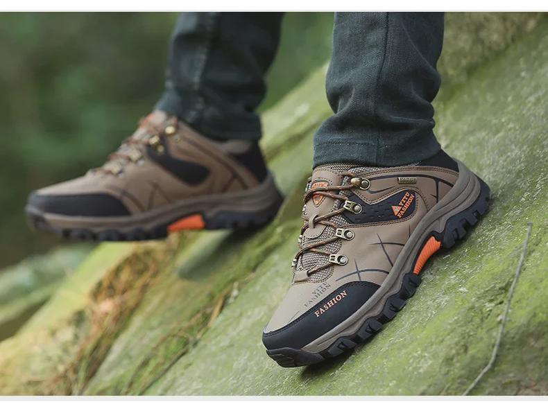 Pantofi de drumeție de primăvară pentru bărbați, mărimea mare 47 - încălțăminte sport casual, cu talpă joasă, antiderapantă, pentru sporturi în aer liber