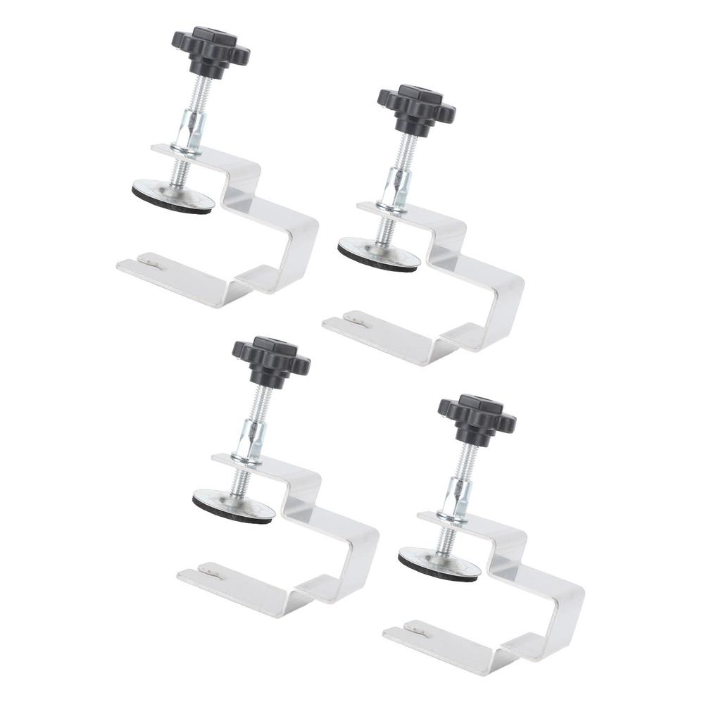 4PCS Drawer Fixing Clip Thickened Stainless Steel Non Slip Cabinet Drawer Installation Clamp