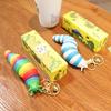 Slug Fidget Toy Keychain Slug Puzzle Peristalsis Funny Caterpillars for Adult