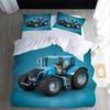 Tractor Duvet Cover 2 Pieces, Soft Easy Care Microfiber Bedding Set With Zipper,3D Cartoon Comforter Cover With Pillowcase75* 50