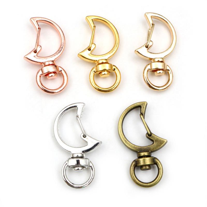 10pcs Cat Heart Snap Hook Trigger Clips Buckles For Keychain Lobster Lobster Clasp Hooks for Key Ring Clasp Jewelry Supplies