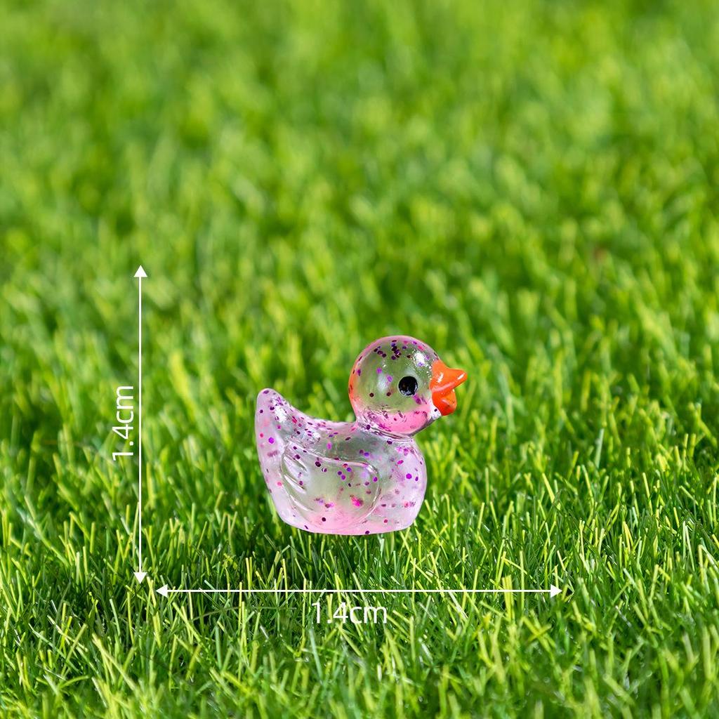 Pryskyřičná svítící kachna DIY komponenty pro šperky a vlasové doplňky