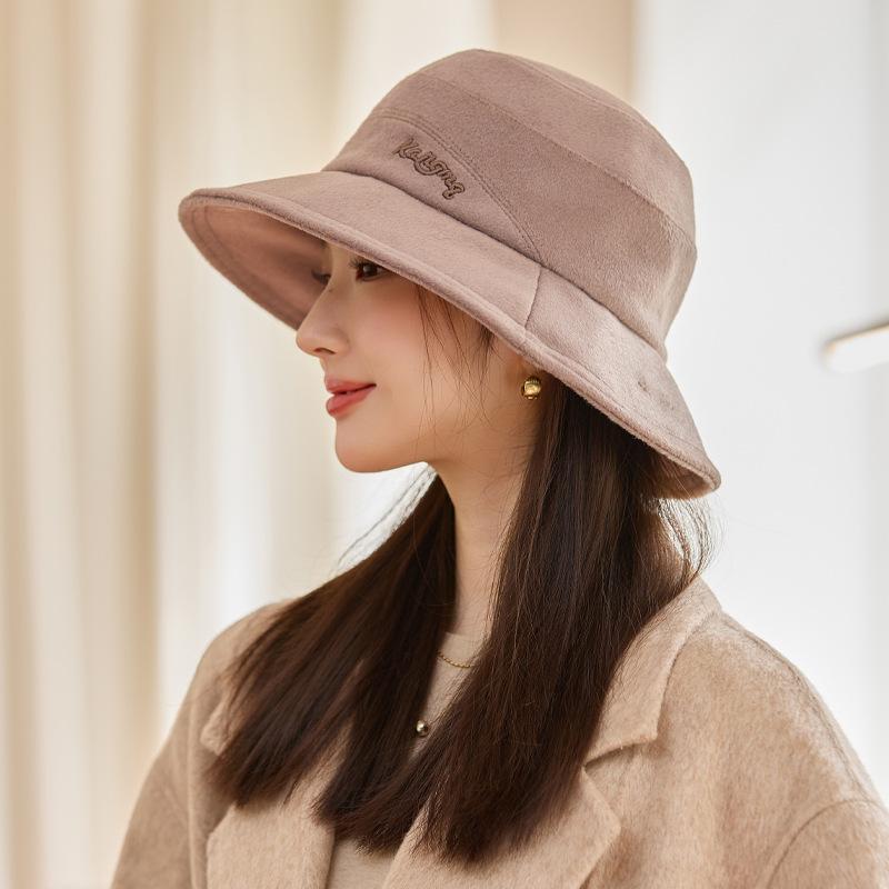 Versatile British Style Thickened Fisherman Hat Japanese Fashion Casual Windproof Warm Hat Outdoor Travel Basin Hat New