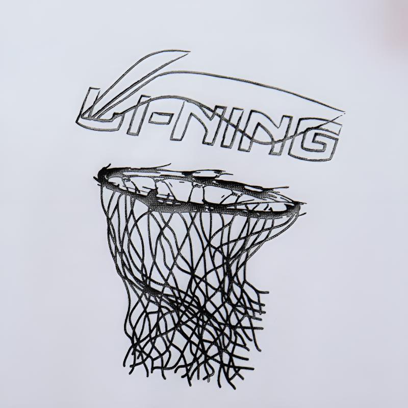 Li Ning Basketball Printed Fashion Versatile Comfortable Crew Neck Pullover Short Sleeve T-Shirt Casual Sports Set Unisex Tops AHST467-1+YKSV147-1