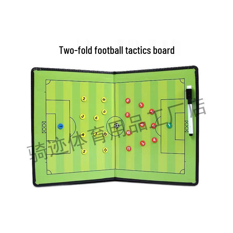 Bi-fold Football Tactics Board & Tri-fold Basketball Coach Board with Stand - Professional Teaching Supplies