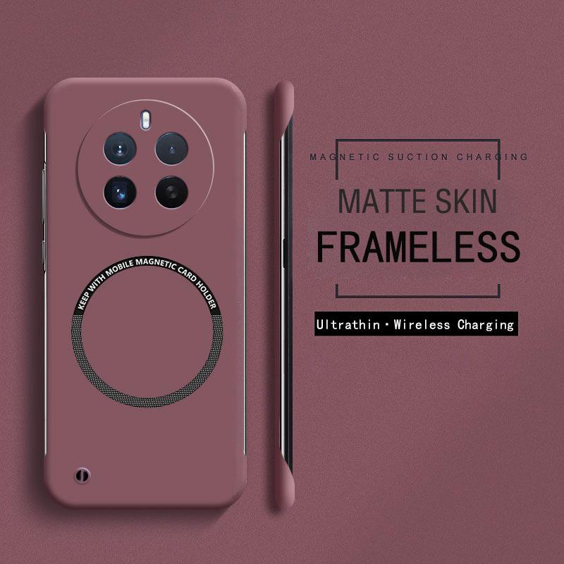 

Безрамный магнитный ультратонкий чехол Magsafe для Huawei Honor X9A 50 70 90 100 200 Pro с беспроводной зарядкой, жесткая матовая задняя крышка из ПК for Honor 200