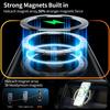 For iPhone 13 Pro Magnetic Case Shockproof Hard PC Phone Cover Rotatable Ring Holder Kickstand