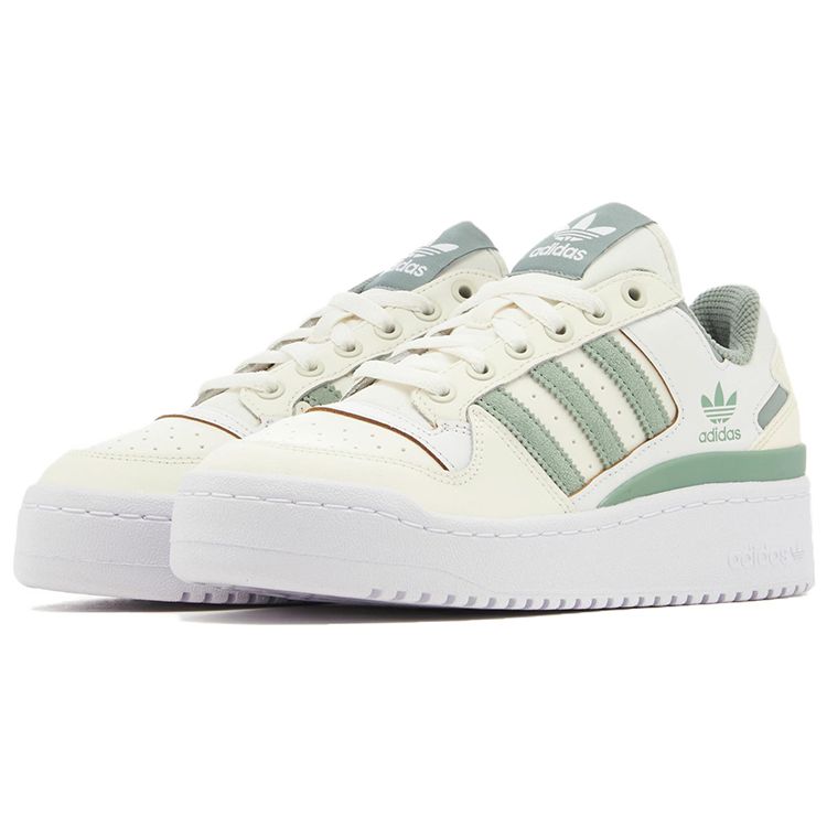 Adidas Forum Bold Off White Silver Green Women Sneakers Cream Cloud-White IG0286