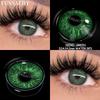 FUNSACHY 1 Pair Coloron Contacts Lens Yearly Use Natural Black Korean Brown Eyes Contact Pupils Cosmetics Fashion Softlen Yearly