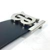 BURBERRY TB logo  belt Leather Black/SilverHardware