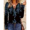 Long Sleeved Zipper T-shirt for Women's Fashion Items, Party Gatherings, Full Body Printed Patterns