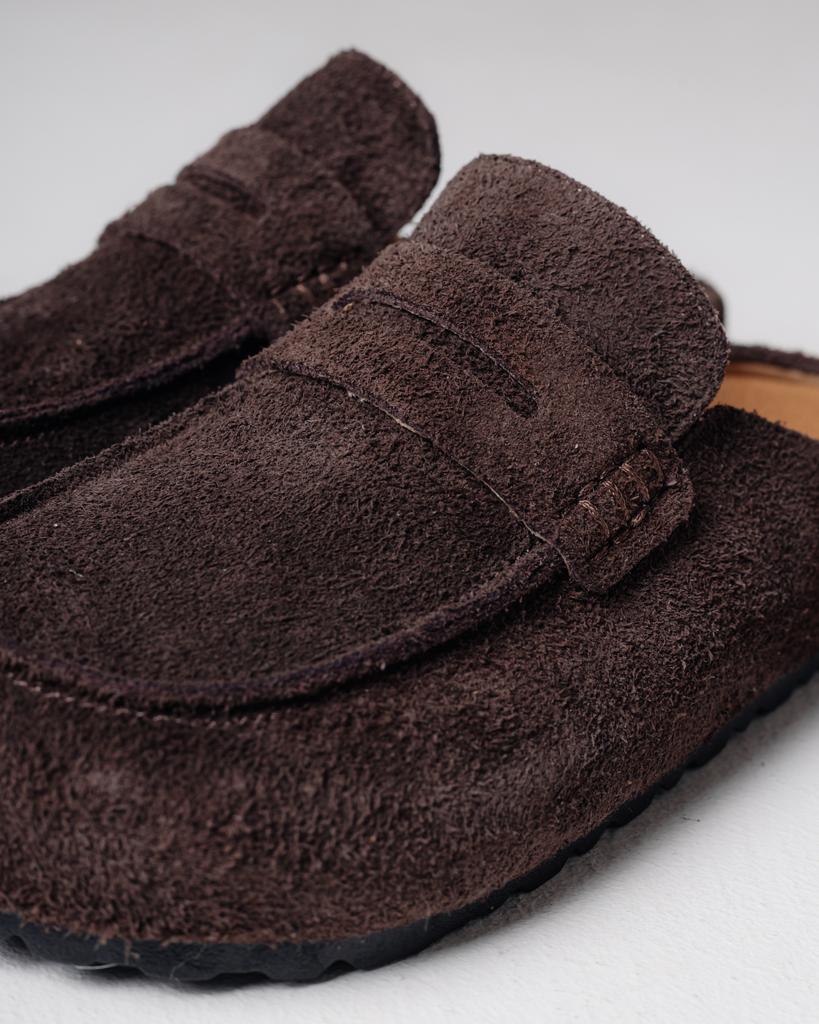 Platform Clogs SUNY LIANA 2573 36 Chocolate Suede