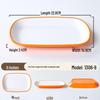 A8 Melamine Rectangular Plate for Rice, Noodles, BBQ, and Hot Pot.