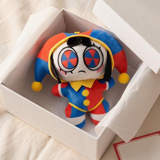 Clown Plüsch Schlüsselanhänger für Rucksack Niedliches Stofftier Schlüsselanhänger Weicher Mini Anhänger Handtaschen Anhänger Lustiges Geschenk für Kinder Frauen