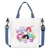 Girls Group Poster Printed Canvas Bag  Style Fan Support Zipper Handbag Women's Bag
