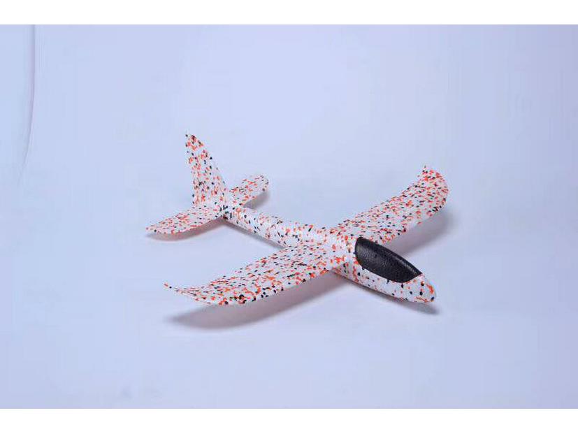Camouflage Foam Stunt Airplane with Lights & Luminous Nose - Customizable Logo for Kids
