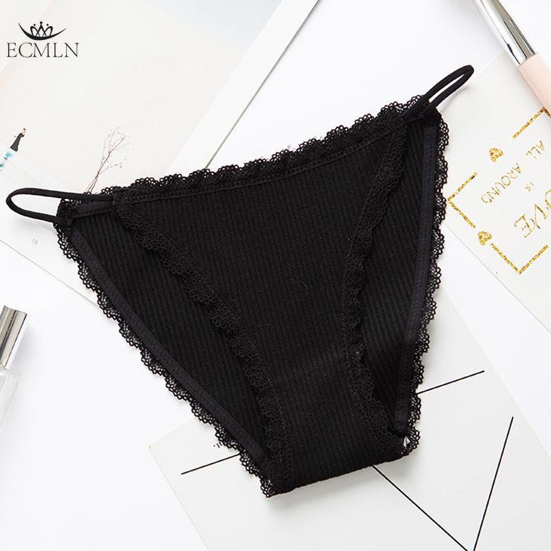 

Женские ультратонкие кружевные трусики с низкой талией G-стринги женские трусики нижнее белье трусики M чёрный