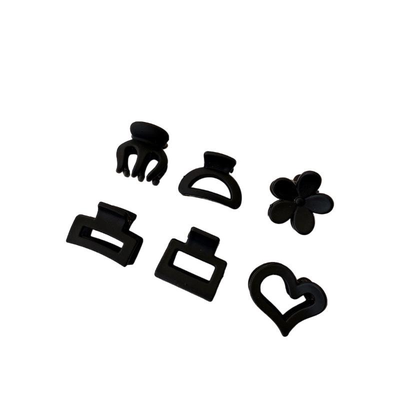 Mini Brown Cross-Border Claw Hair Clip for Bangs & Forehead