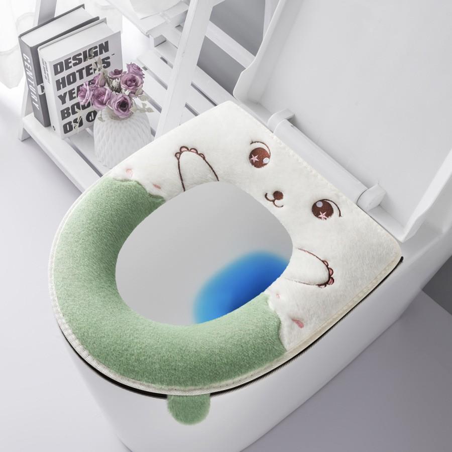 

New Cartoon soft Toilet Seat pad Covers Warm Case for Toilet Mats Cute Home Winter Thickened universal potty cushion WC Cape