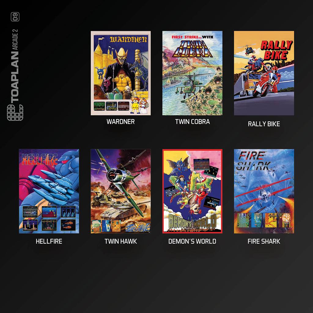 Toaplan Arcade 2 - Evercade Physical Cartridge (7 Arcade Classics)