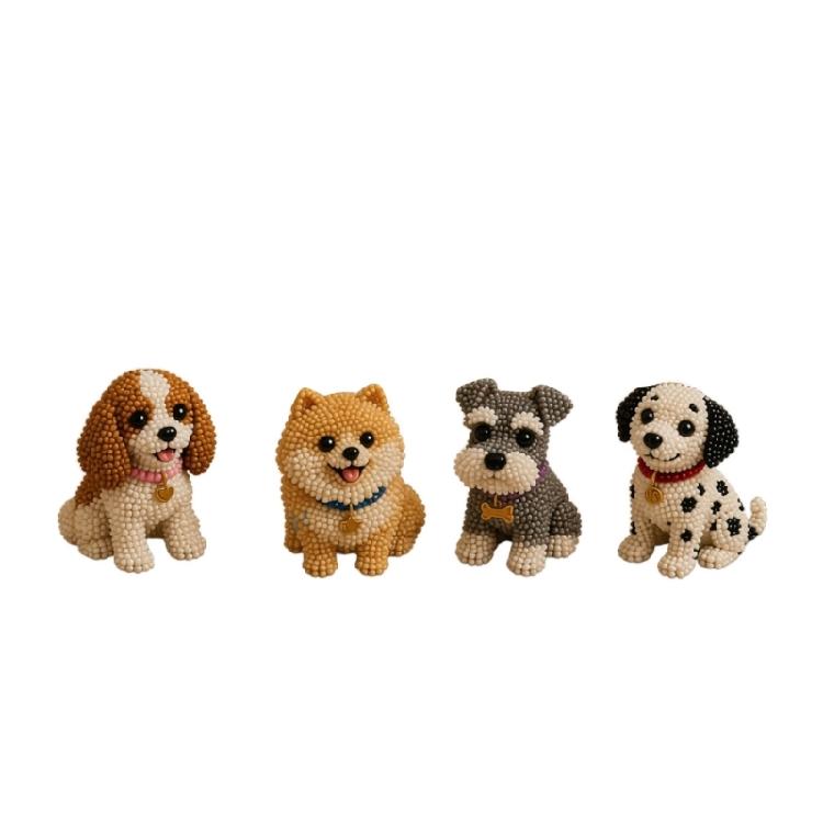 Better Acrylic Components For Assembling Durable And Precise Animal Figures Like fun Dogs