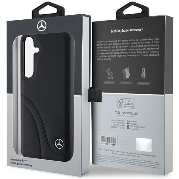 Mercedes Mehcs24M23Rbcsk S24+ S926 Czarny/Black Hardcase Leather Curved Stitches