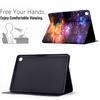 Ständerhülle für Lenovo Tab M10 (Generation 3) Tablet-Lederhülle mit Musterdruck und Auto-Wake/Sleep-Funktion