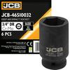 JCB 3/4" Cr-Mo Deep Impact Socket 6-Point 32mm