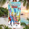 Large Beach Towel Quick Dry Absorbent Towel For Beach IndoorThe Simpsons