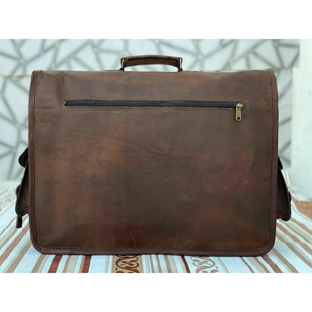 Handbag Shoulder Laptop Messenger Satchel Bag (Travel Case) Leather Men's